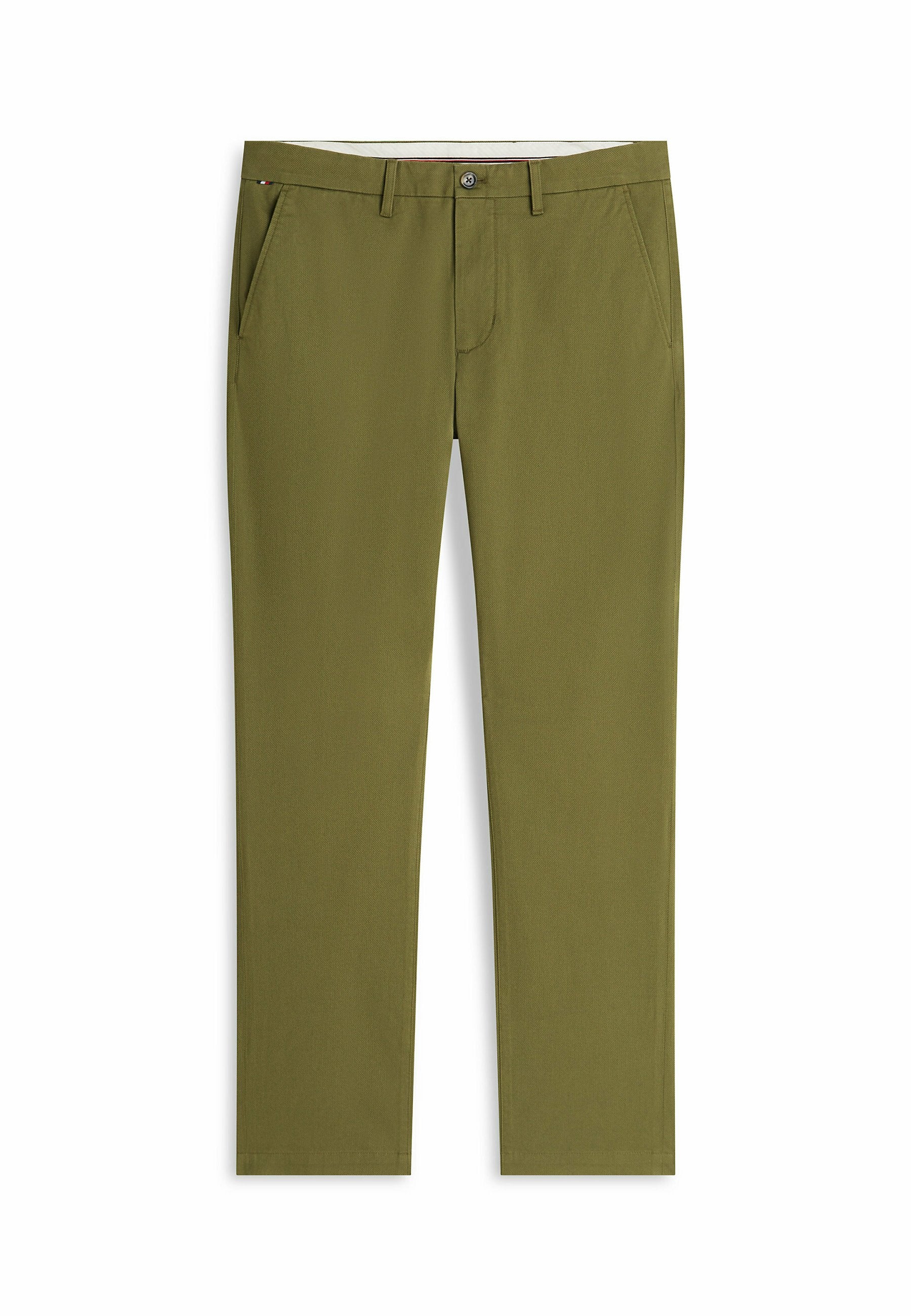 DENTON TEXTURED PRINT STRAIGHT LEG TROUSERS Media 1