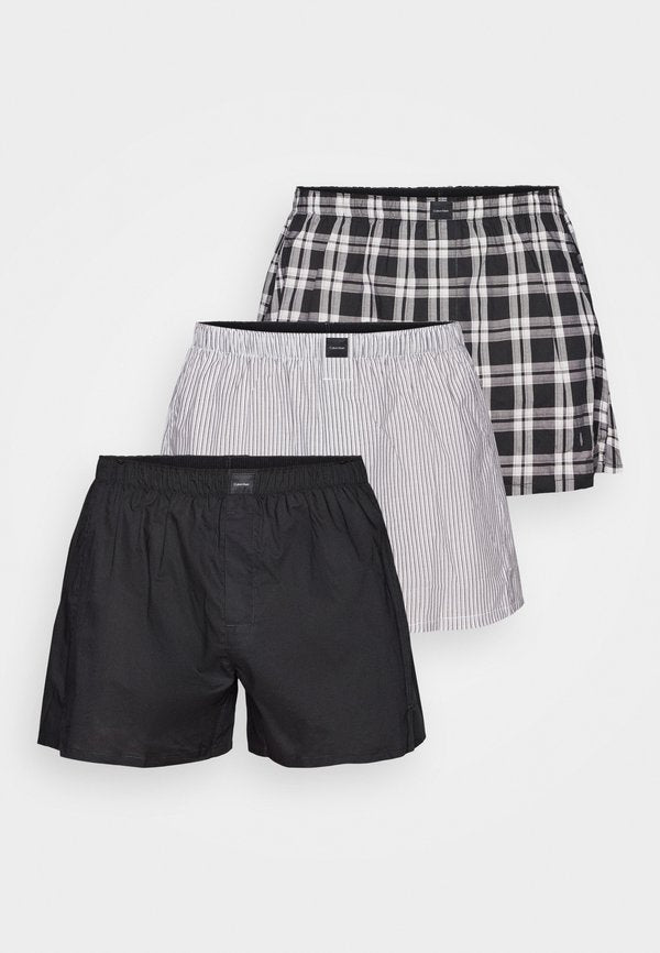 Calvin Klein Underwear 3 PACK - Boxer shorts - black