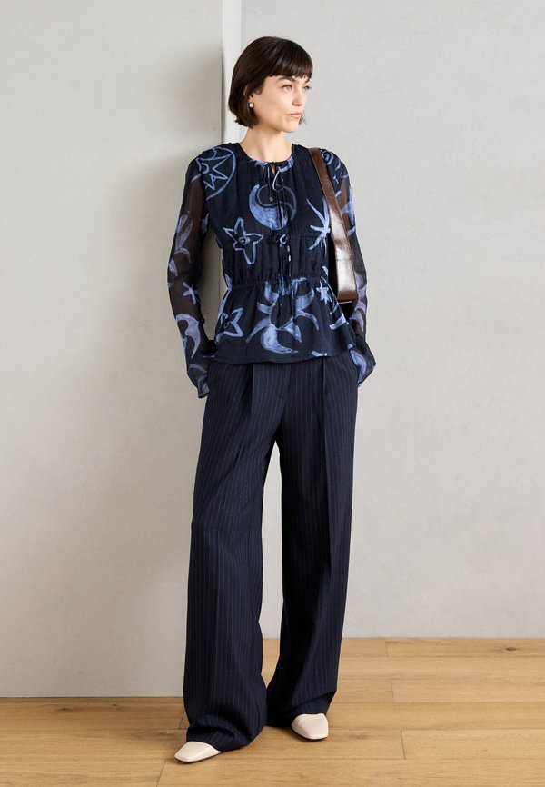 Scotch & Soda PRINTED TIED FRONT TOP