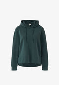 s.Oliver MIT VERLÄNGERTEM RÜCKENTEIL - Hoodie - tannengrün