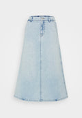 ONLY Denim ONLMINDY Denim Denim Long - Denim skirt - light blue denim