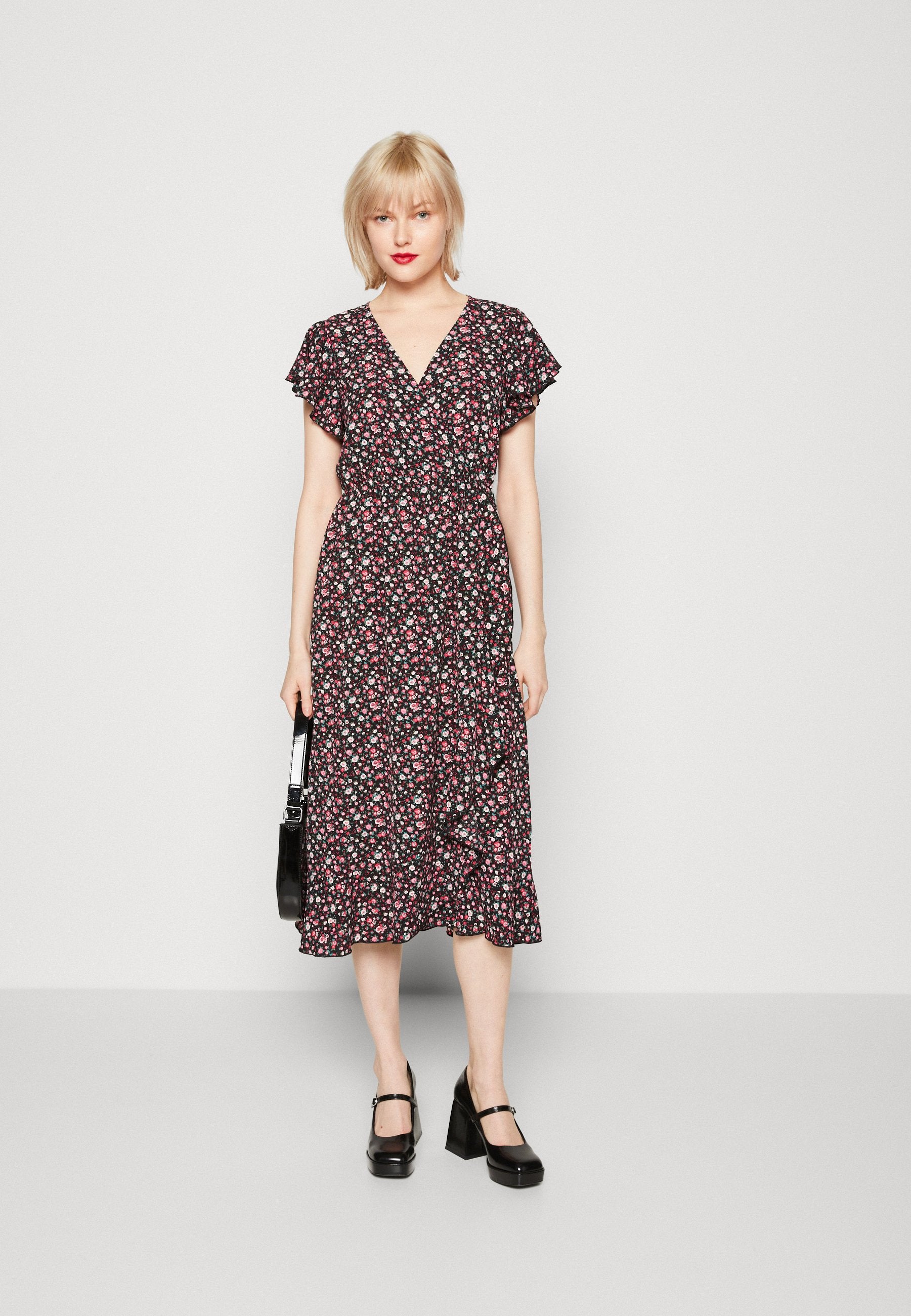 JDY JDYCAMILLA FLOUNCE MIDI DRESS