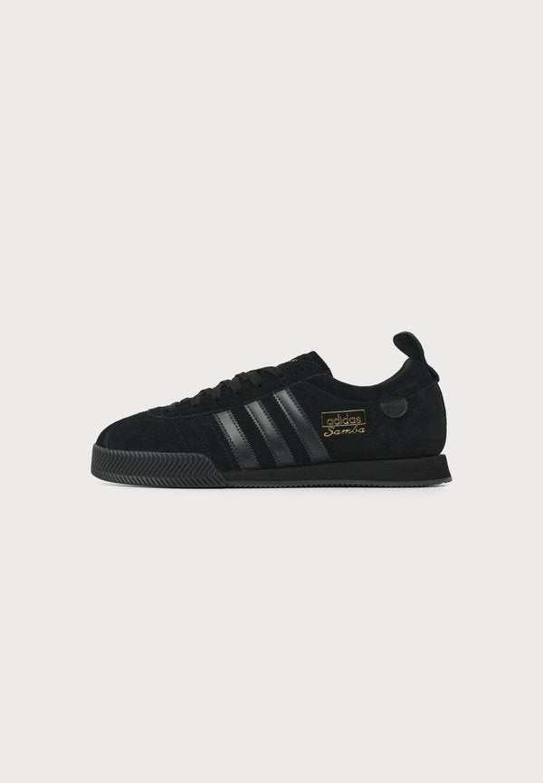 adidas Originals SAMBA 62 SUPER UNISEX - Trainers - core black/core black/gold-coloured
