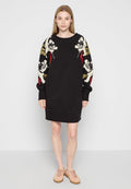 LOOSE GRAPHIC SW DRESS R L\S WMN Media 1