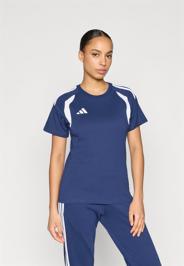 adidas Performance TIRO26 LEAGUE TEE - Print T-shirt - team navy blue/white