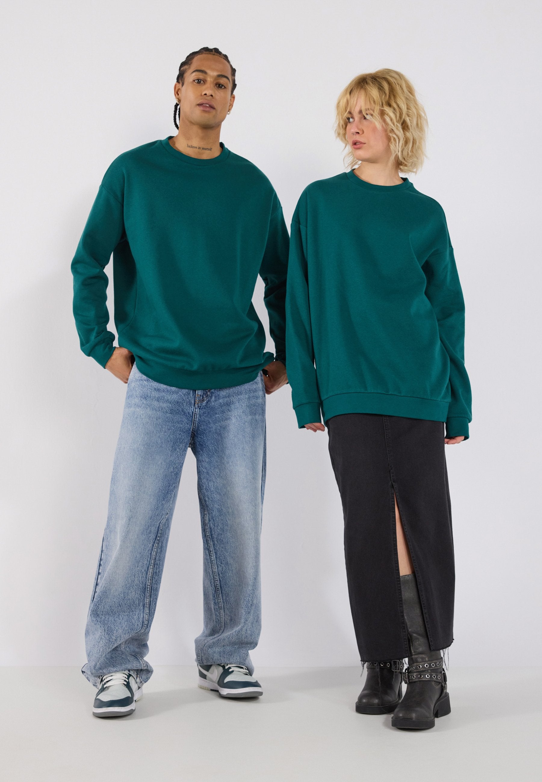 YOURTURN UNISEX 2PACK RELAXED FIT SWEATSHIRT