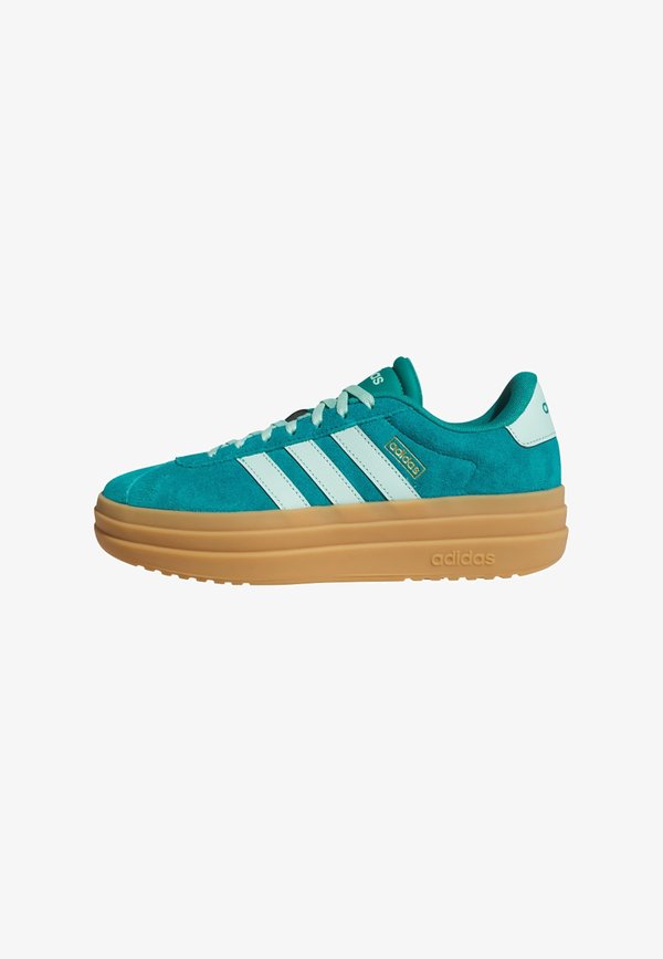 adidas Sportswear ADIDAS SPORTSWEAR VL COURT BOLD SHOES - Trainers - equipment green   clear mint   gold metallic