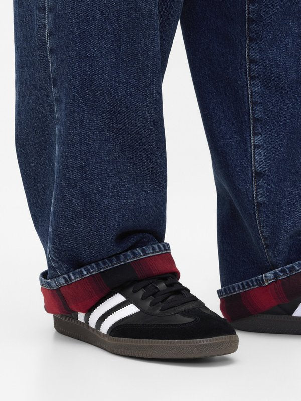 GAP STRANGER THINGS FLANNEL-LINED EXTRA BAGGY JEANS