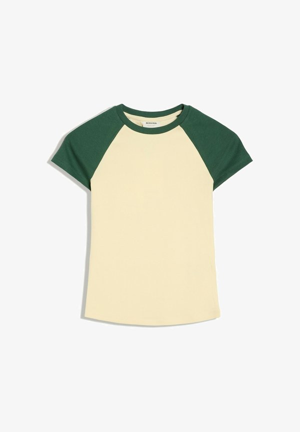 Bershka TSHIRT - Print T-shirt - yellow