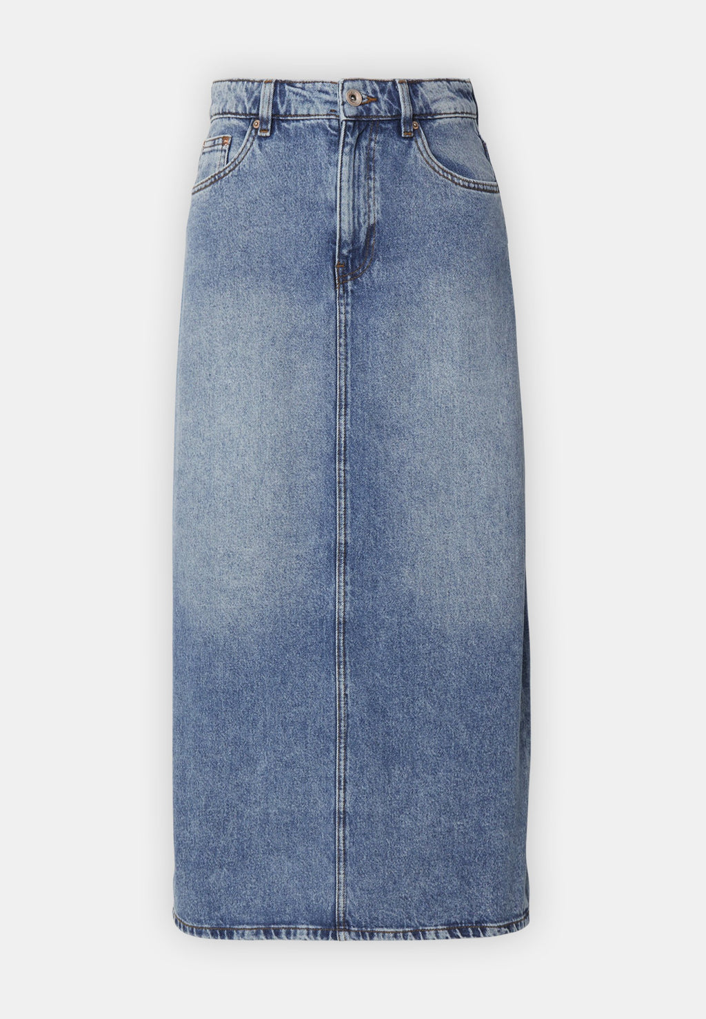 ONLY ONLAYOE BACK SLIT MIDI SKIRT