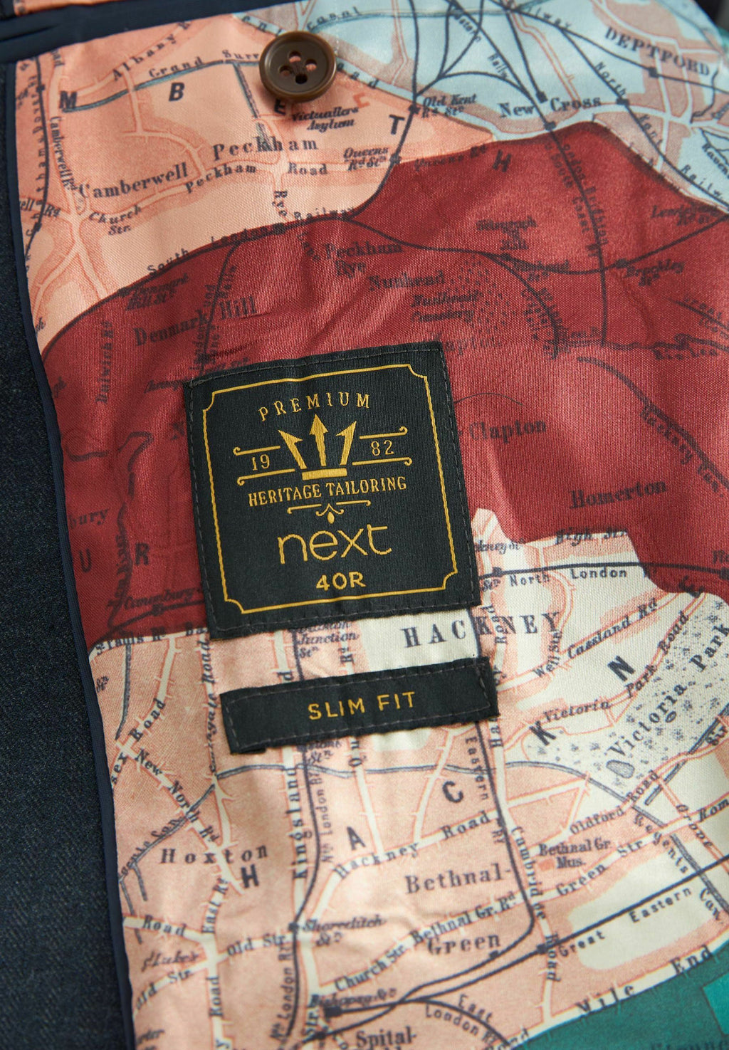 Next TRIMMED HERRINGBONE SUIT: JACKET