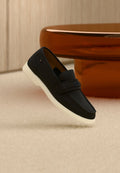 Tommy Hilfiger FLAG HARDWARE LOAFER - Slip-ons - desert sky