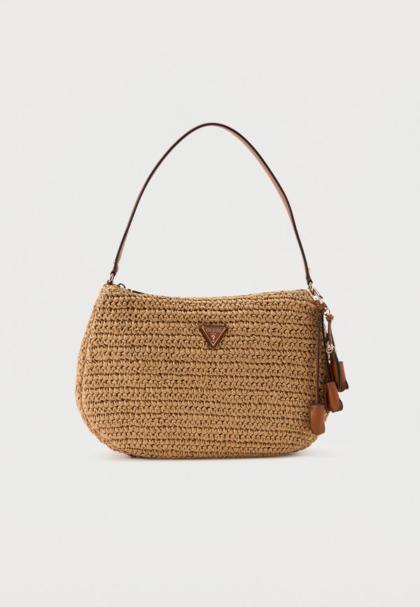 Guess OFELIA HOBO SHOULDER BAG - Handbag - natural/cognac