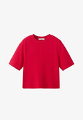 Mango Basic T-shirt - red