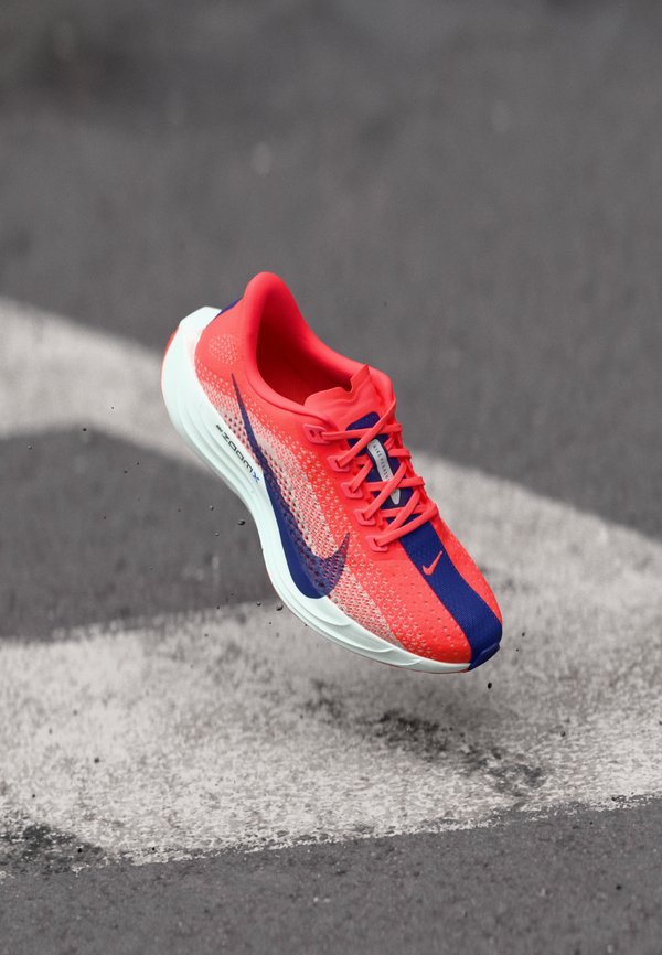 Nike Performance PEGASUS PLUS - Road running shoes - bright crimson/deep royal blue/silt red/barely green/metallic silver