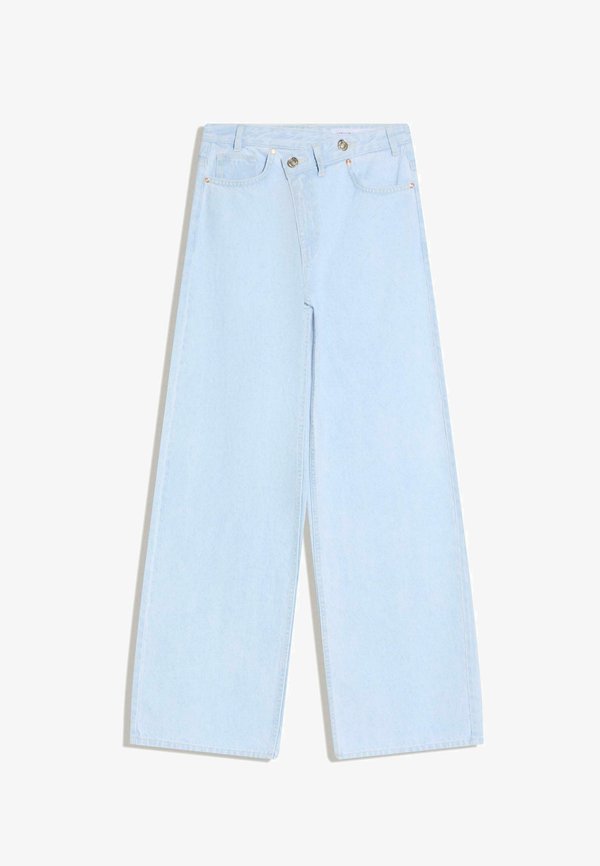 Bershka Wide Leg - light blue