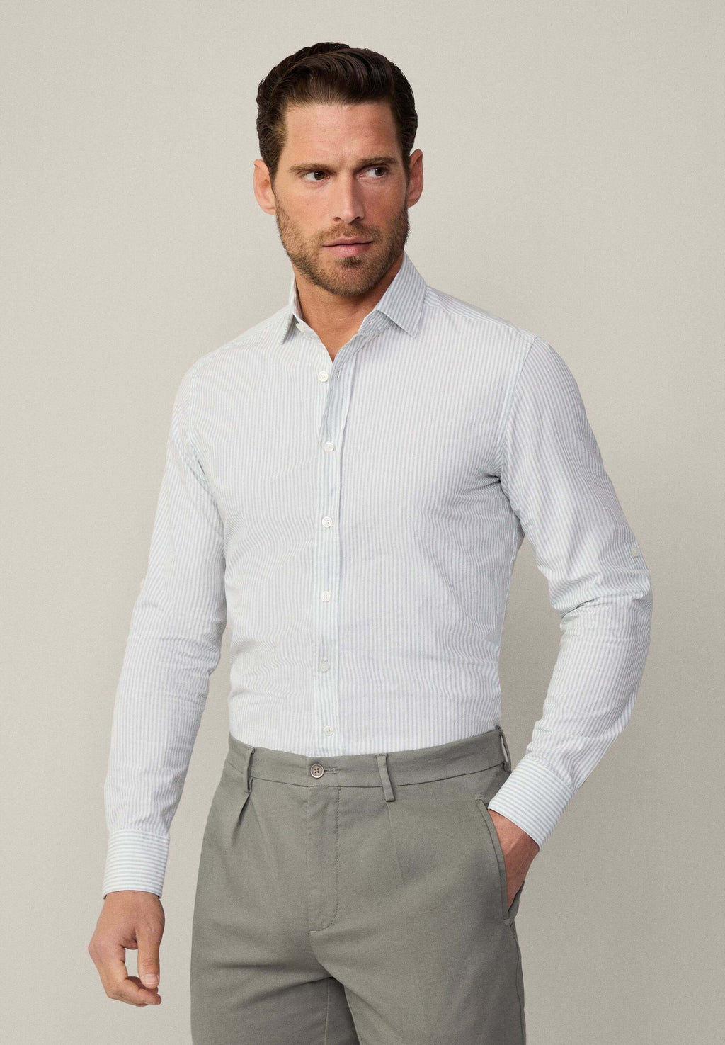Hackett London MELANGE BENGAL STRIPE