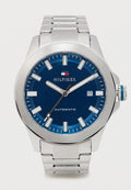 Tommy Hilfiger LARS AUTOMATIC - Watch - silver-coloured/blue