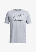 Under Armour FOUNDATION - Print T-shirt - mod gray medium heather