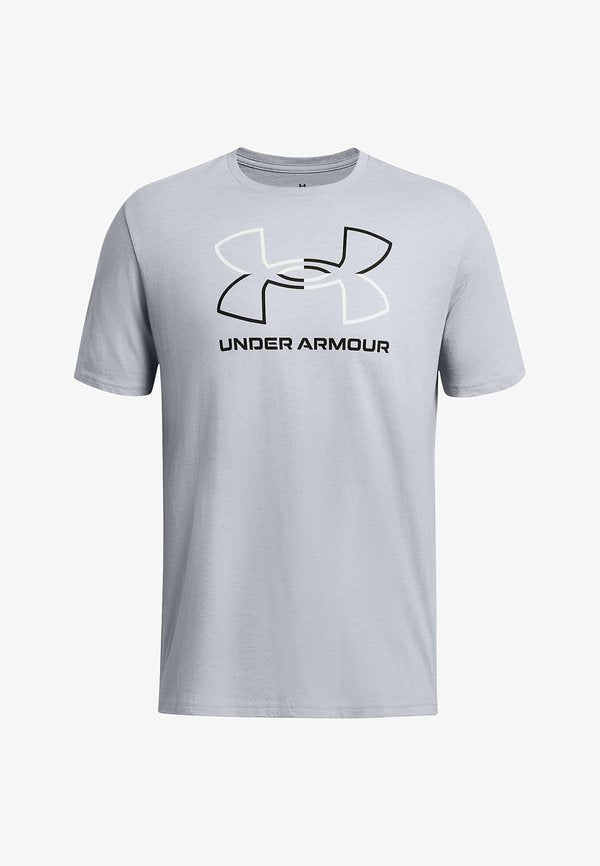 Under Armour FOUNDATION - Print T-shirt - mod gray medium heather