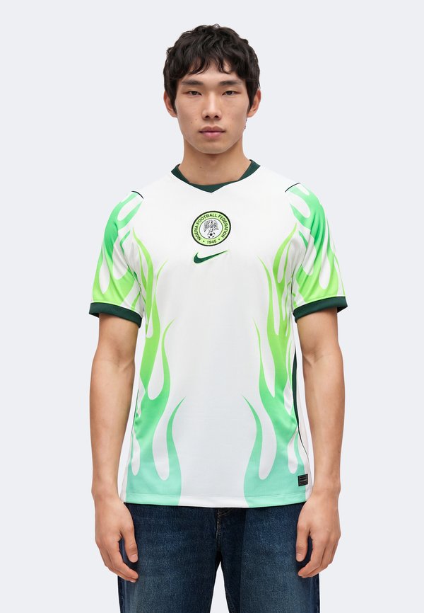 Nike Performance NIGERIA 2026/27 STADIUM AWAY  - National team wear - white/green glow/black
