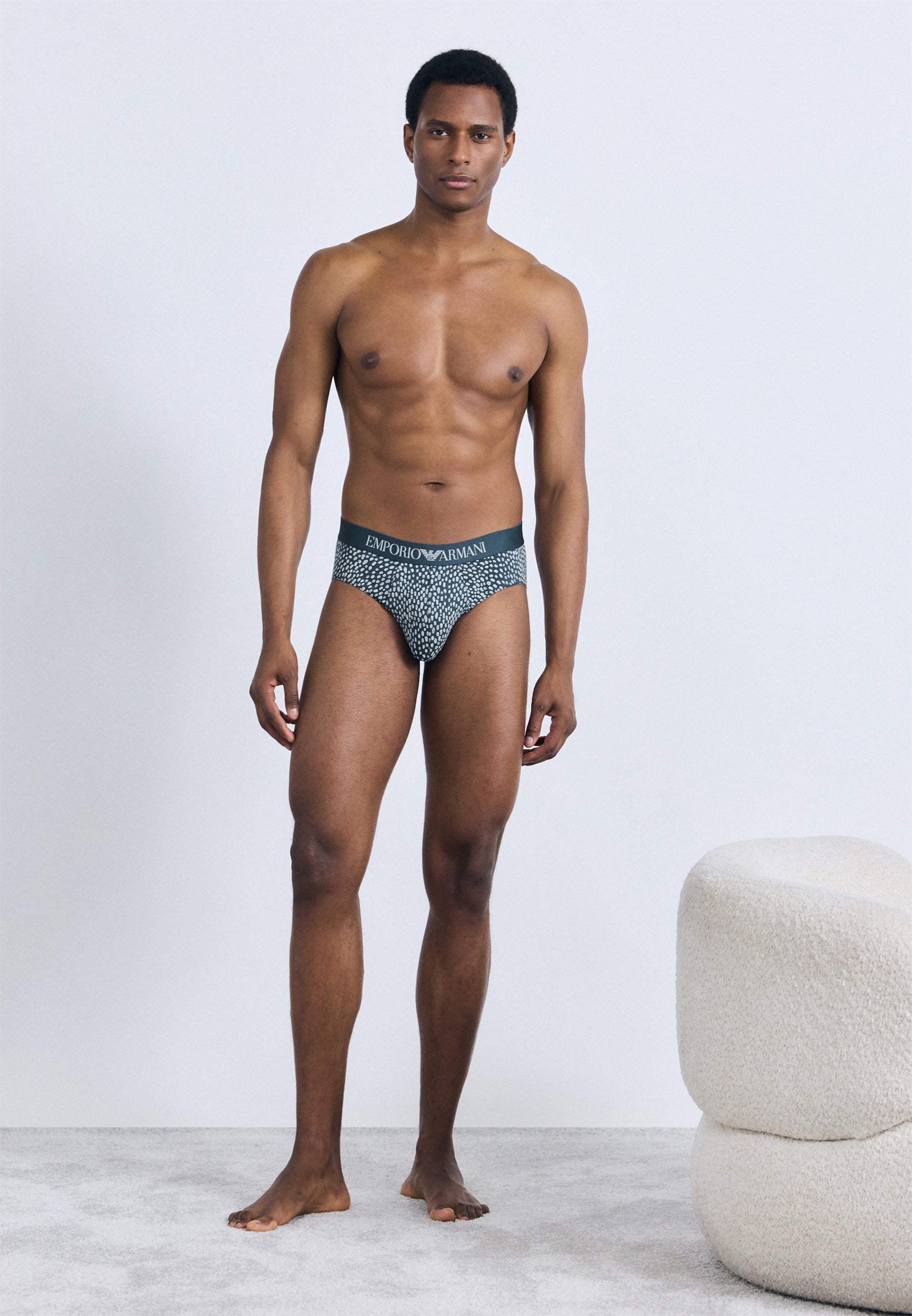Emporio Armani PATTERN MIX PARTE BASSA BRIEFS 2 PACK