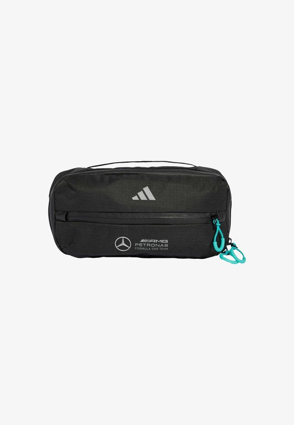 adidas Performance AMG PETRONAS FORMULA ONE INTELLIGENT PACKING SYSTEM - Wash bag - black   reflective silver   semi mint rush