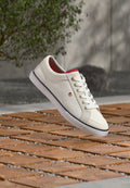 Tommy Hilfiger TH LOW VULC - Trainers - red/white/blue