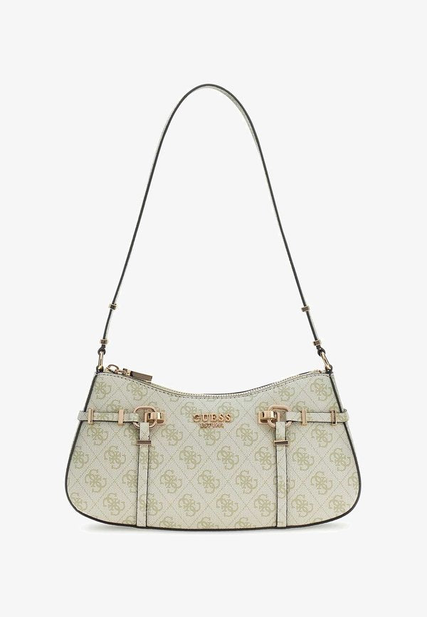 Guess LEONA LOGO  - Handbag - grün