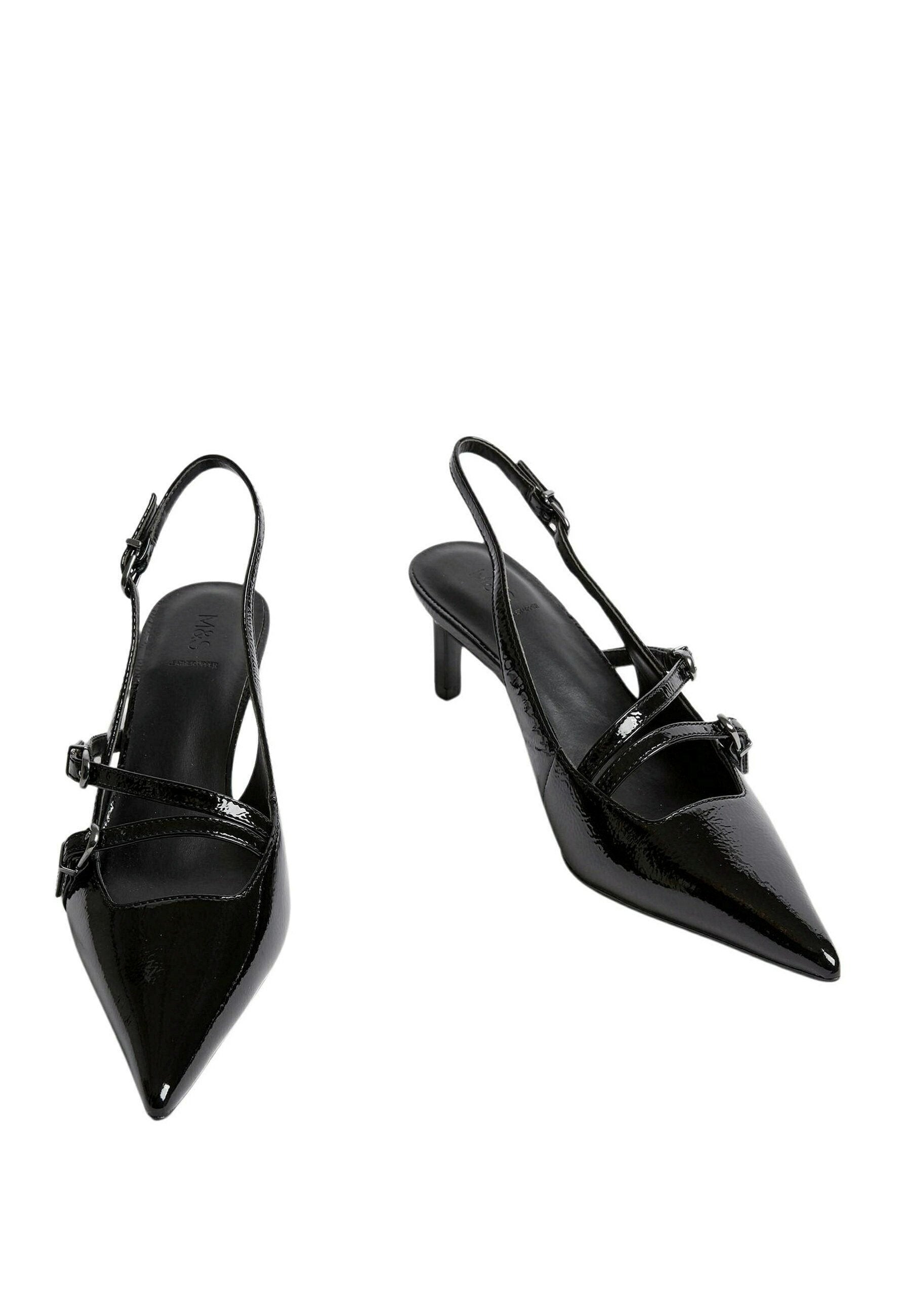 Marks & Spencer BUCKLE KITTEN HEEL SLINGBACKS
