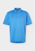 Under Armour TECH - Polo shirt - aegean blue/graphite