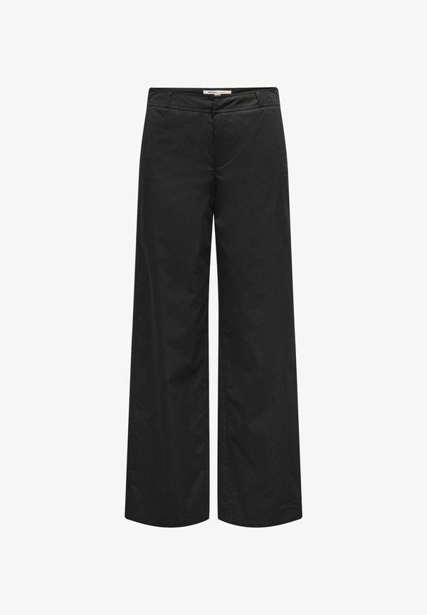 ONLY Chino ONLTANNY Wide Leg Fit - Trousers - black