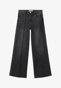 Mango ADULT - Wide Leg - black denim