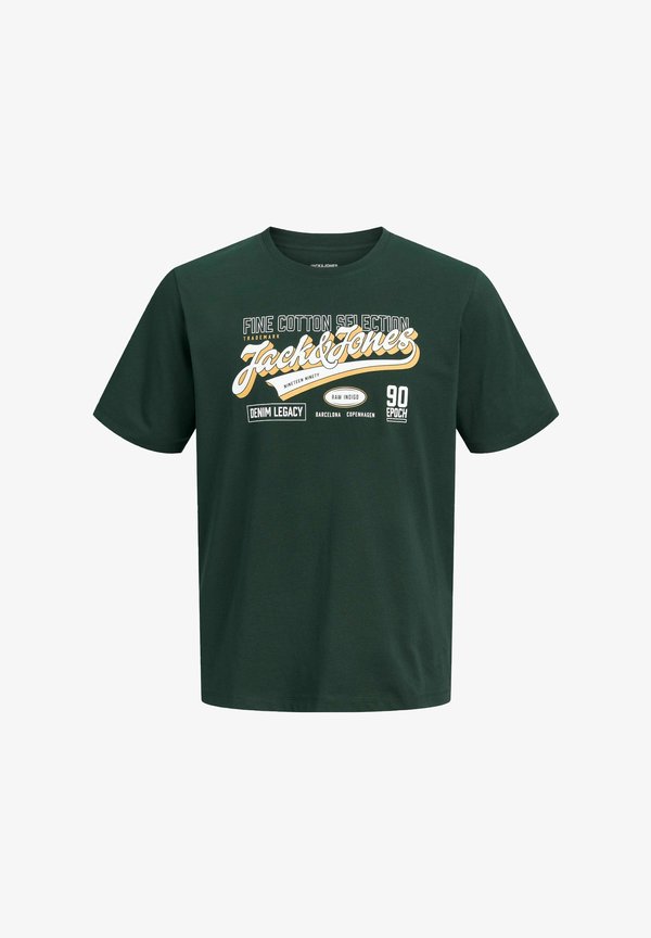 Jack & Jones T-SHIRT PLUS SIZE LOGO T-SHIRT - Print T-shirt - scarab