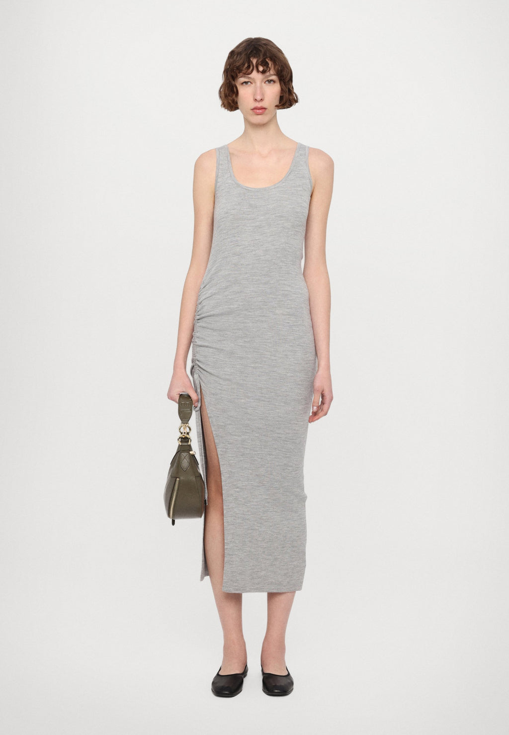 MICHAEL Michael Kors RUCHED SCOOP TANK