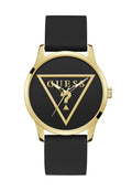 Guess P GLD CS / SUN BLK LOGO DL / BLK SMTH SILICONE STRP