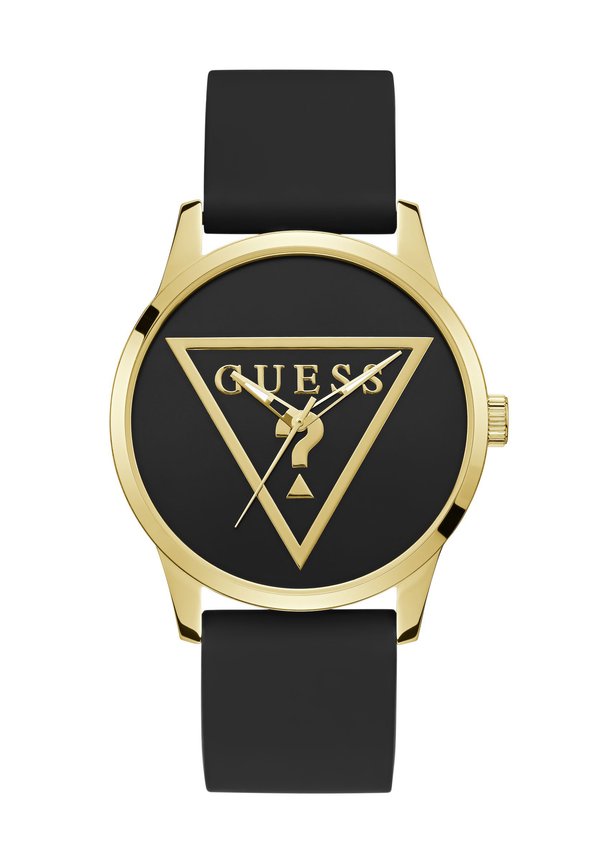 Guess P GLD CS / SUN BLK LOGO DL / BLK SMTH SILICONE STRP