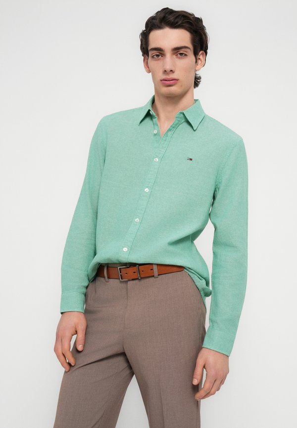 Tommy Jeans REGULAR FIT LINEN BLEND SHIRT