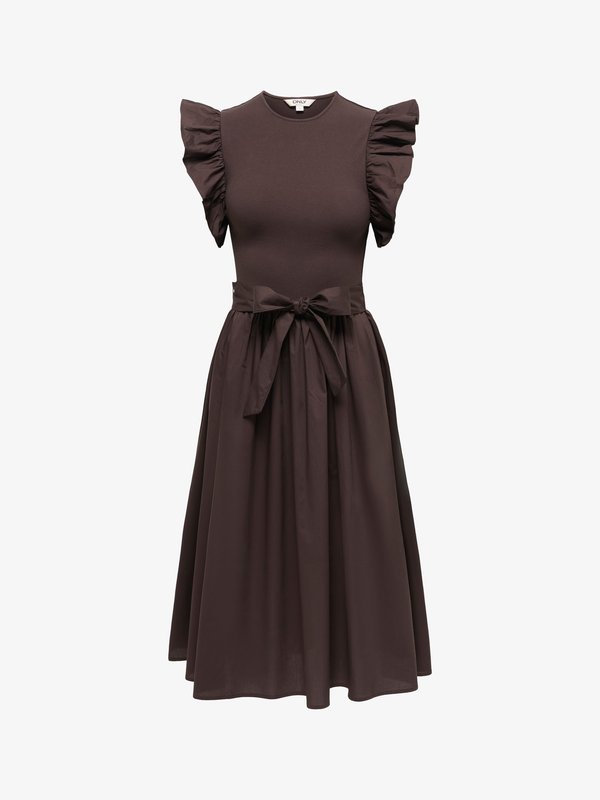 ONLY ONLAVALORA Long - Day dress - black coffee