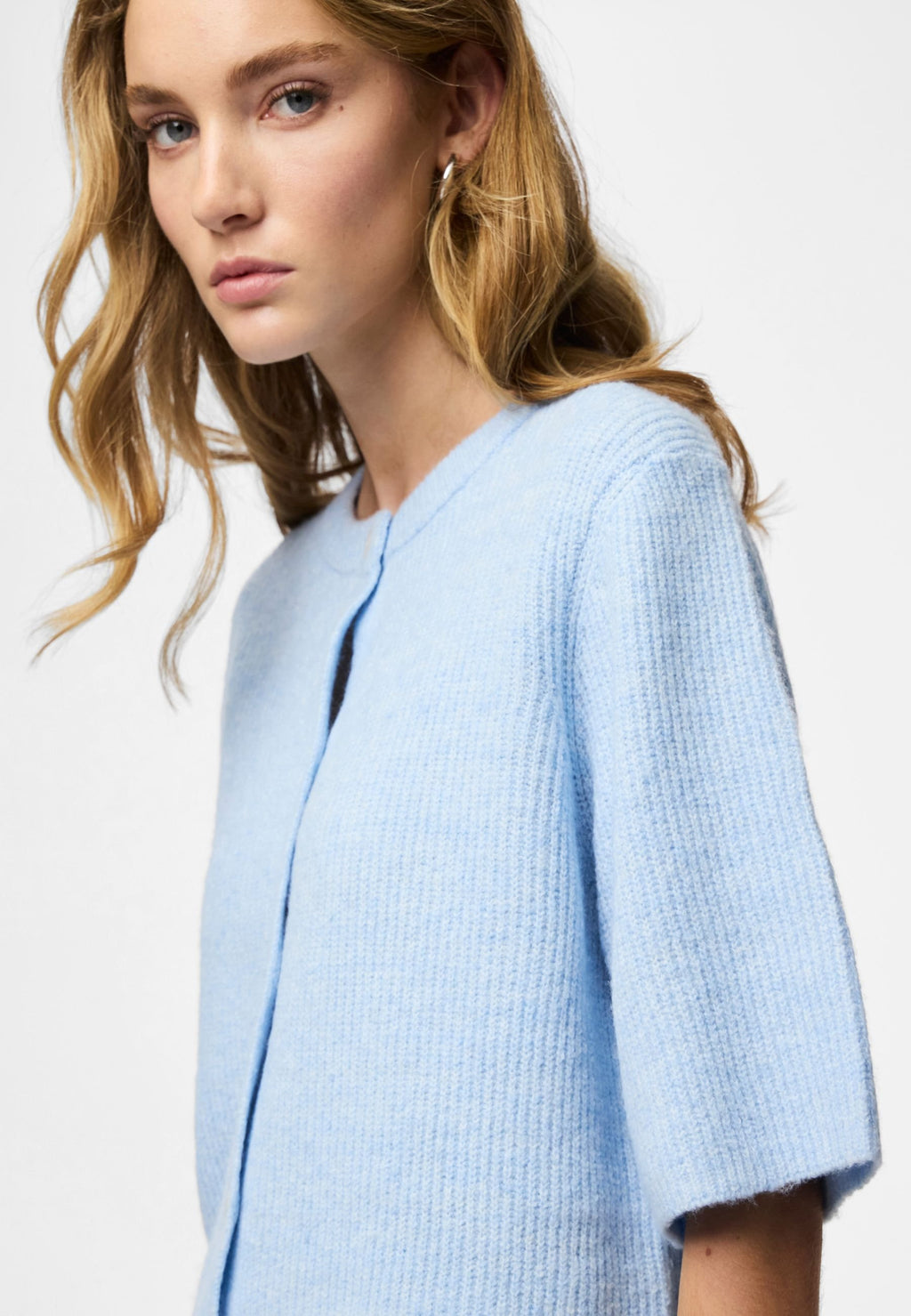 Pieces PCSILLY SS O-NECK KNIT CARDIGAN NOOS BC