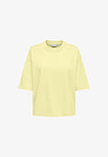 ONLY ONLLARA - Basic T-shirt - pastel yellow