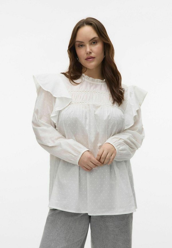 Vero Moda Curve VMCTRINE - Blouse - snow white