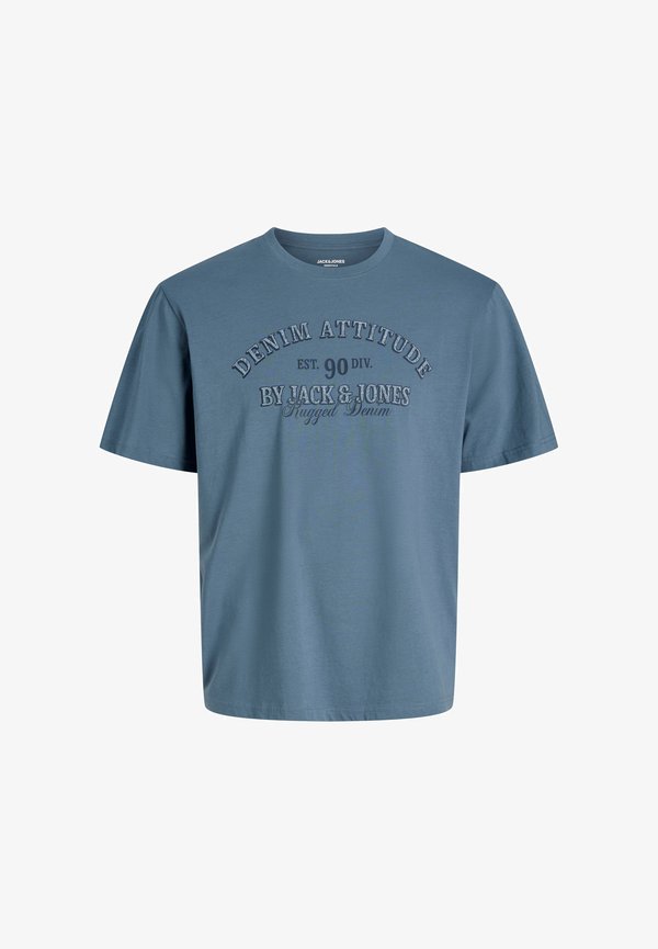 Jack & Jones T- - Print T-shirt - blue mirage