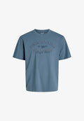 Jack & Jones T- - Print T-shirt - blue mirage