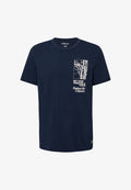 s.Oliver MIT ARTWORK - Print T-shirt - navy