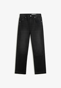 Bershka FLARE - Flared Jeans - black