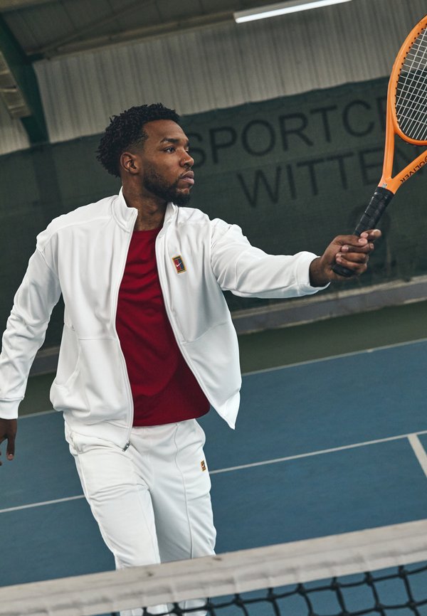 Nike Performance NIKECOURT HERITAGE SUIT JACKET - Training jacket - white/white