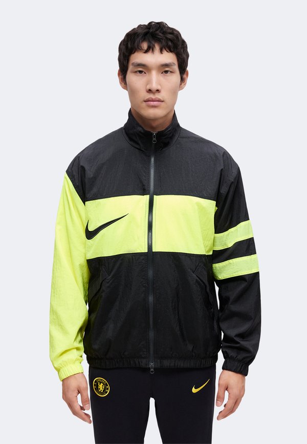 Nike Performance MEN'S SOCCER TRACK JACKET - Training jacket - black/lemon