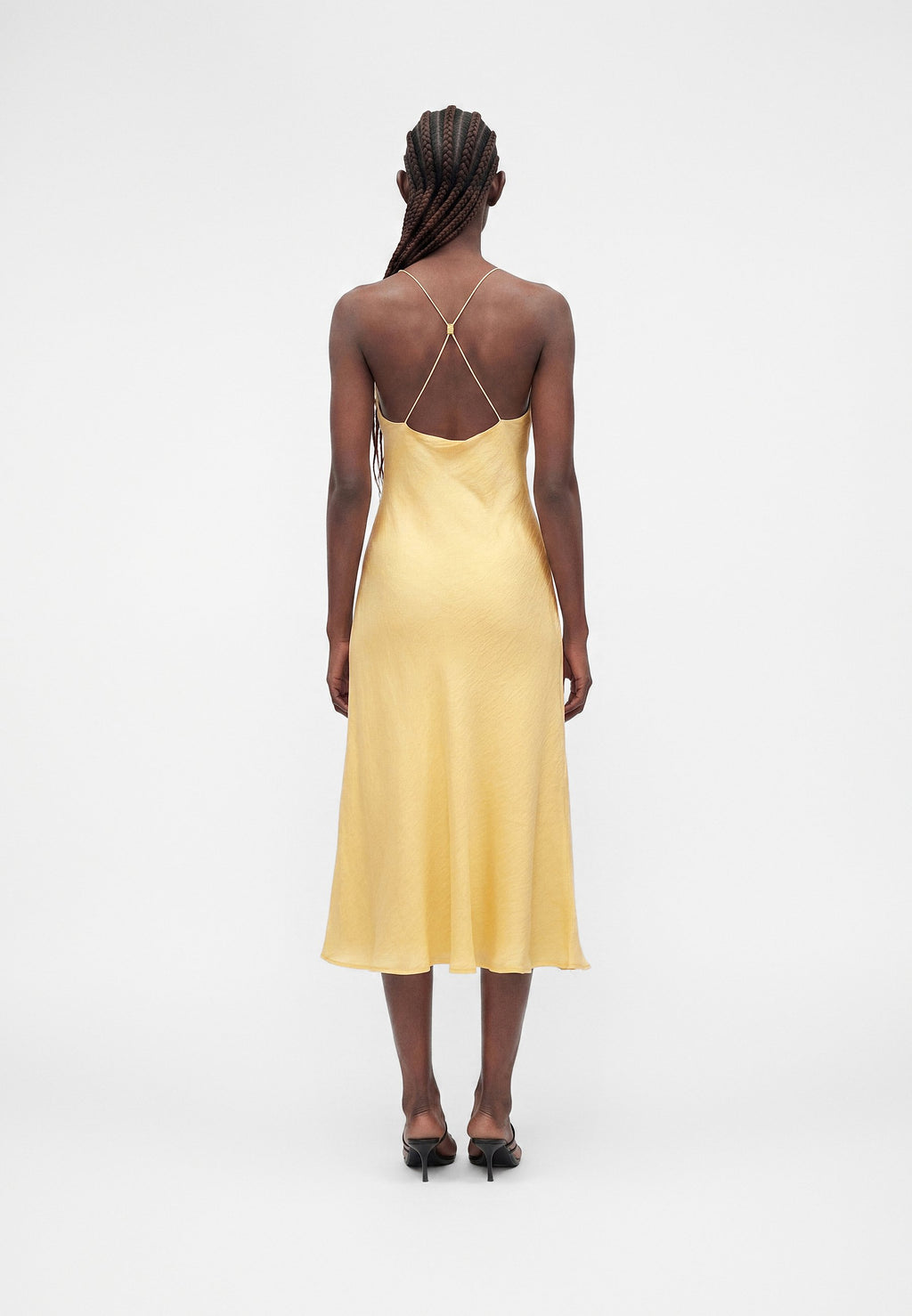 Selected SLWEMMA BLEND MIDI STRAP DRESS