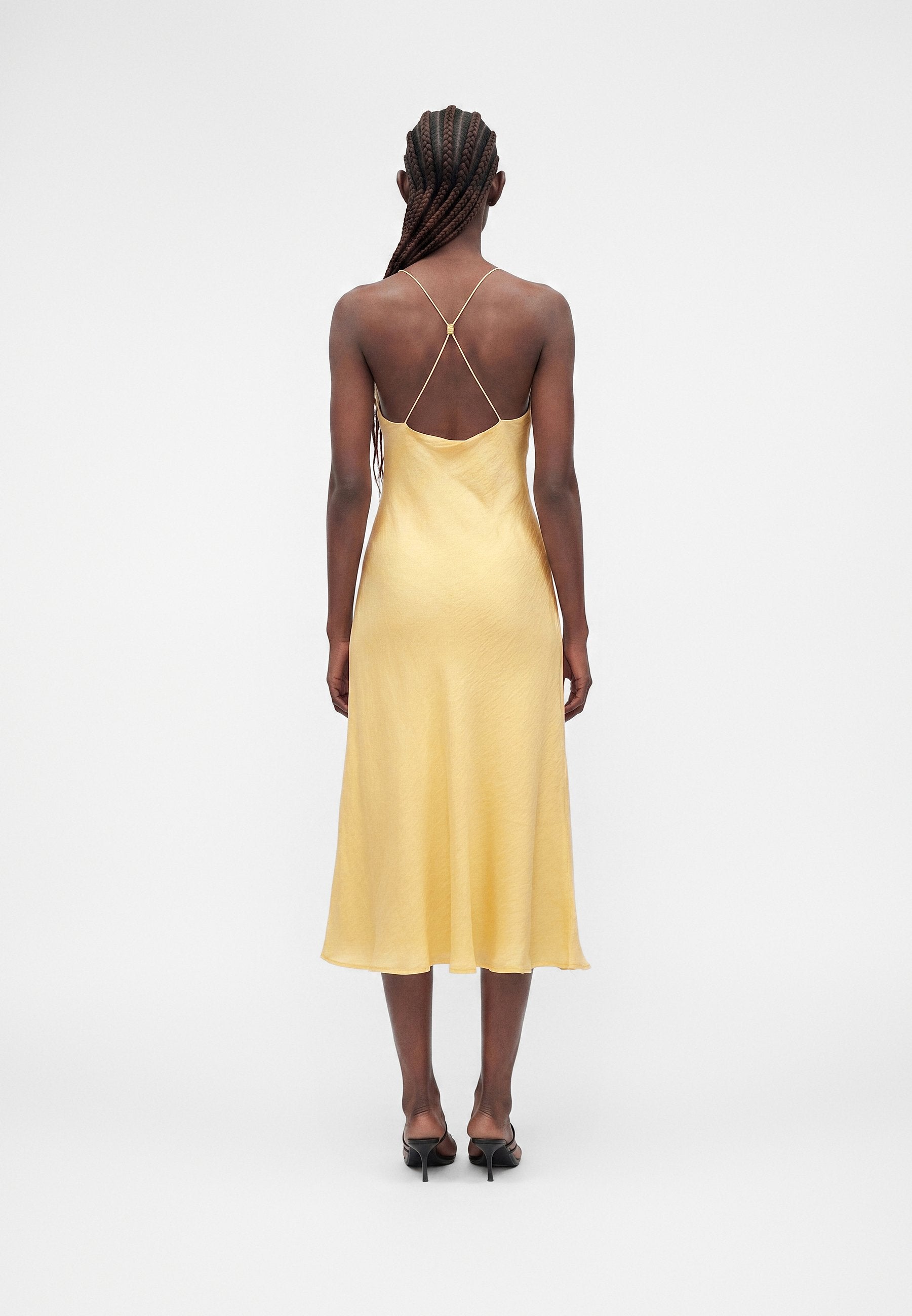 Selected SLWEMMA BLEND MIDI STRAP DRESS